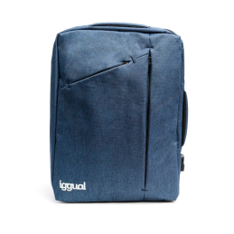 Mochila Iggual Portátil 15.6" Adaptative Work Azul