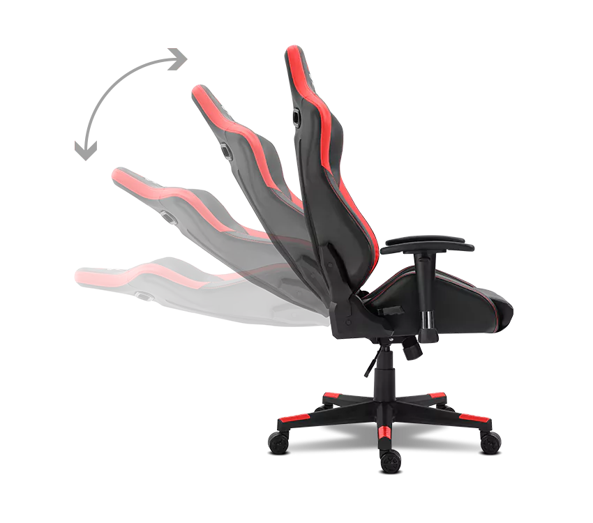 Cadeira Gaming Alpha Gamer Zeta Preta/Vermelha - Image 2