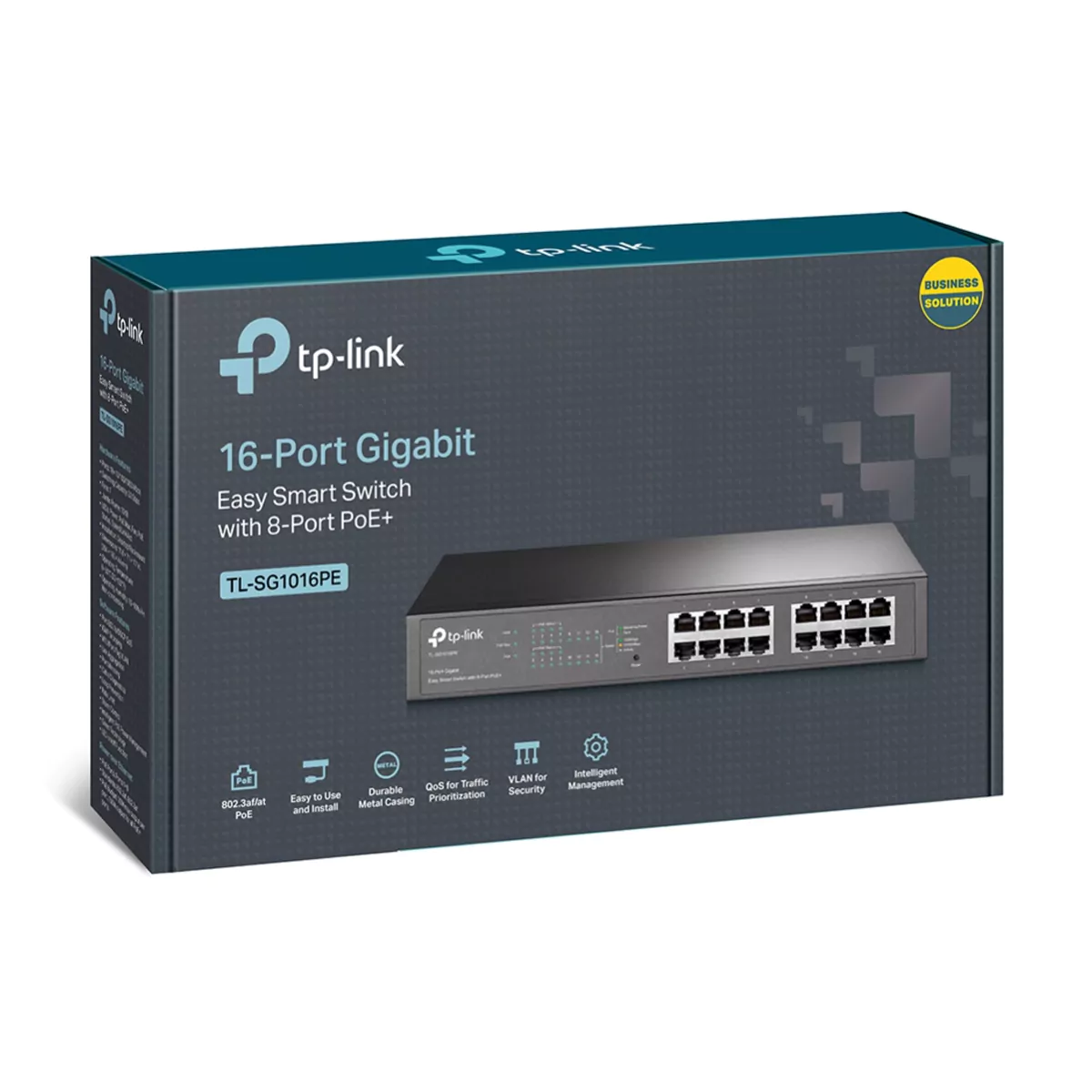 Switch TP-Link TL-SG1016PE 16 Portas Gigabit Smart Managed PoE+ Rack Mountable - Image 4