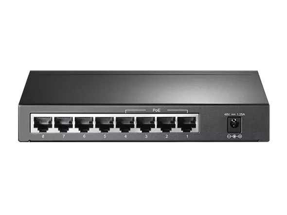 Switch TP-Link de Mesa Gigabit com 8 Portas (4 Portas PoE) TL-SG1008P - Image 4